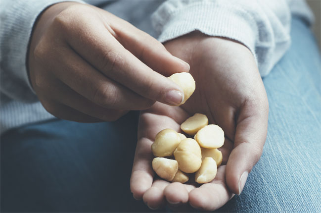 Vitamine und Mineralstoffe in Macadamias