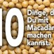 10 Dinge, die Du mit Macadamias machen kannst