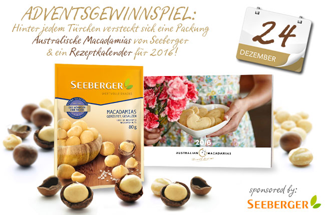 Australian Macadamias Adventskalender –  Knackt die Frage des Tages und gewinnt ein Australian Macadamias Genuss-Set!