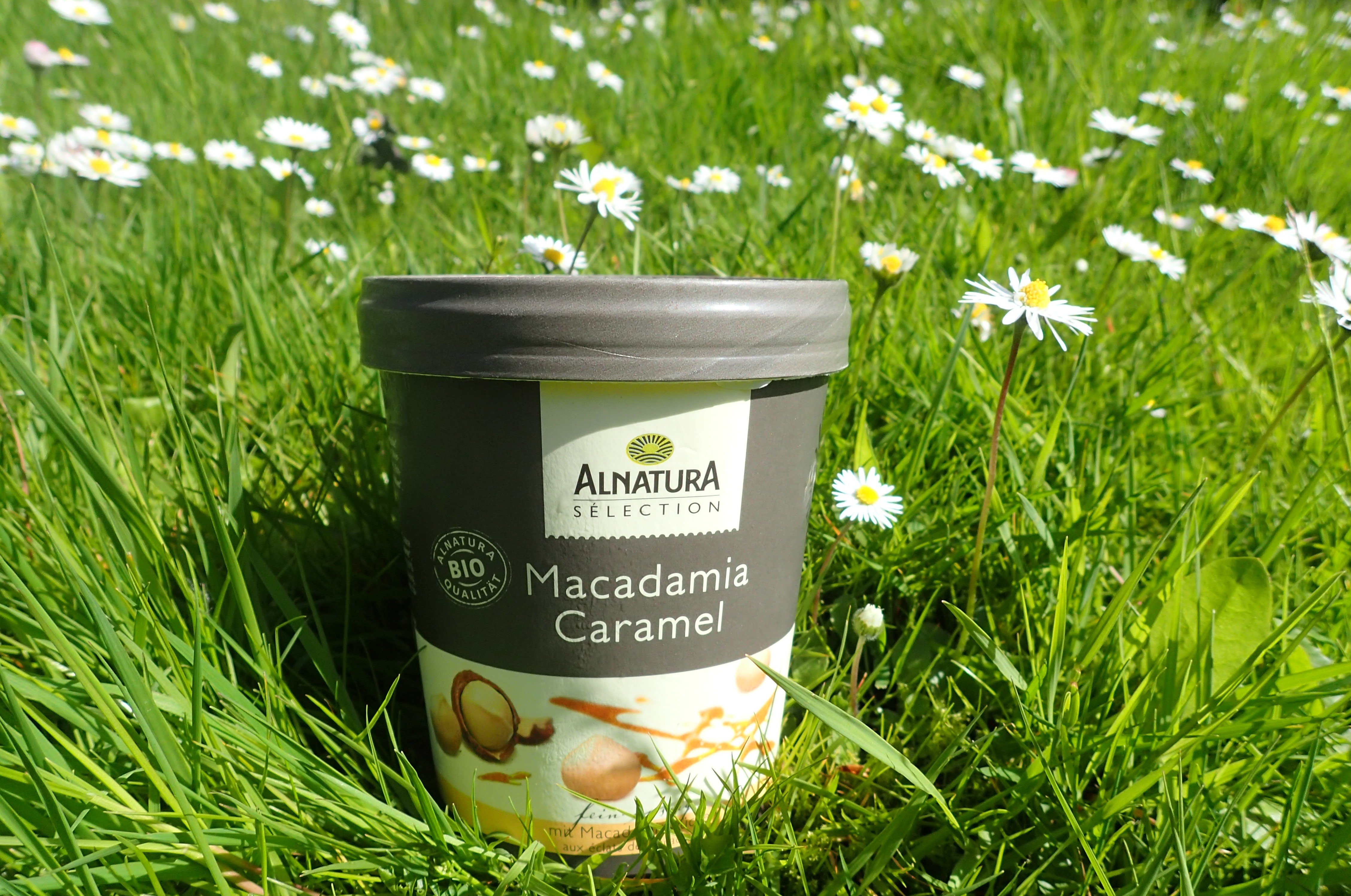 Produkttest: Macdamia-Caramel Eiscreme von Alnatura