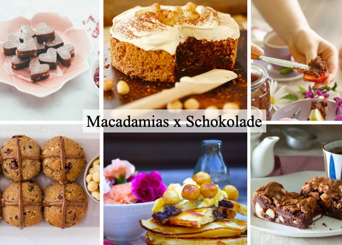 Die 6 besten Macadamia-Rezepte mit Schokolade