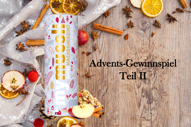 Adventsgewinnspiel II: Weihnachtliches Macadamia-Granola von mymuesli